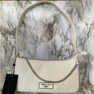 Kendall + Kylie White Medium Shoulder Bag